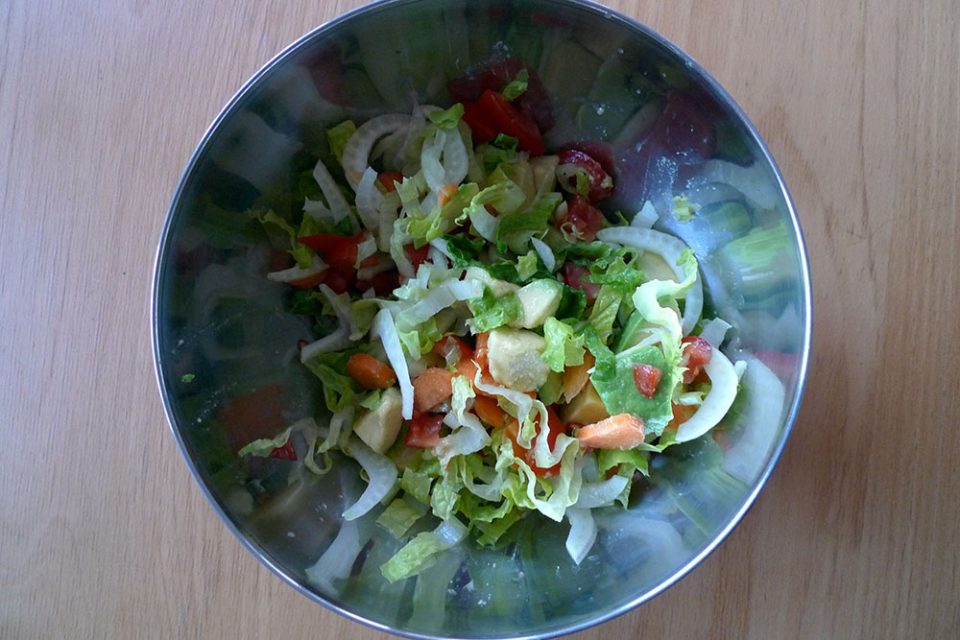 Green salad. Eat it most days.