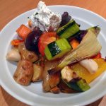 Roast vegetables are brilliant. Warm or cold.